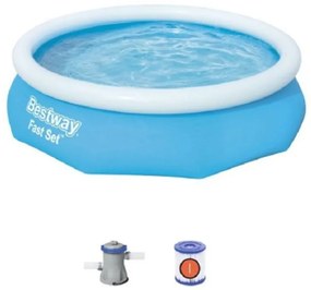 Salone - Piscina gonfiab.c/pompa cm.305x76h 57270