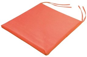 Cuscino per sedia arancione 38 x 38 x Sp 2.5 cm