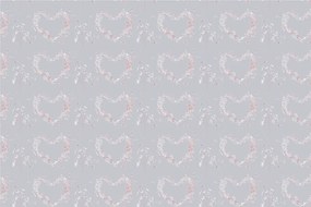 Carta da parati – Cuore popolare con tocco primaverile