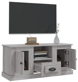 Mobile tv grigio sonoma 100x35,5x45 cm in legno multistrato