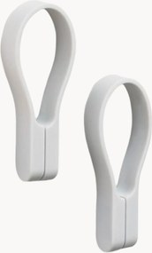 Set di 2 portasciugamani magnetici in silicone Loop