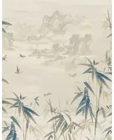 Jannelli & Volpi Wandbild Ine - Gold Blue Panel 5
