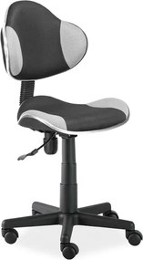 Sedia da ufficio Q-G2 grigia e nera – 48x41x84 cm