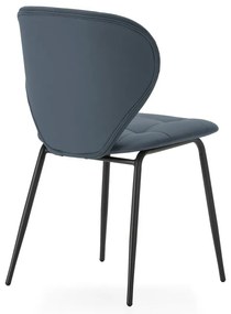 Set di sedie da pranzo grigio scuro 2 pz Maura - Marckeric