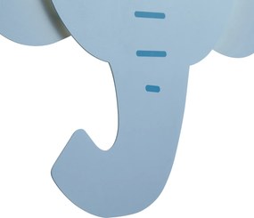 Lampada da parete per bambini blu con LED dimmerabile a 3 livelli - Ellie l'Elefante