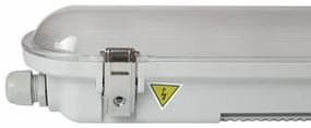 Plafoniera LED Stagna 150cm 55W, CCT, 8.800lm (160lm/W) - PHILIPS CERTA Drive Colore Bianco Variabile CCT