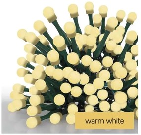 Catena luminosa natalizia a LED 300 LED/230V/8 funzioni 35 m IP44 bianco caldo