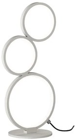 Lampada da tavolo LED moderno Rondo bianco, luce calda 1200 LUMEN