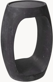 Tavolino ovale in marmo Clipper
