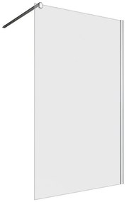 Walk-in L 120 x H 200 cm, vetro 8 mm vetro senza finitura / trasparente cromo