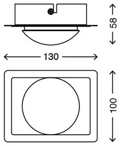 Briloner 2091-018 - Plafoniera LED da bagno SURF LED/4,5W/230V IP44
