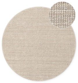 Tappeto rotondo color crema in iuta ø 160 cm Bouclé Jaipur – Hanse Home