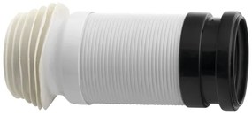 Bruckner - Tubo flessibile per WC 45 cm bianco/nero