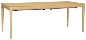 Tavolo da pranzo pieghevole in legno di quercia 90x200 cm Heart'n'Soul - UMAGE