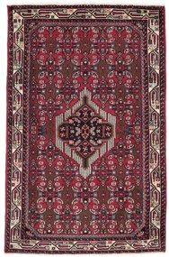 Hamedan Tappeto persiano 160 x 110 Rosso (Iran) Annodato A Mano