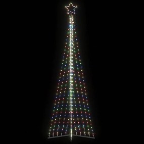 Albero Di Natale A Led 495 Led Colorati 300,5 Cm /