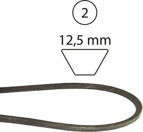 Cinghia semovenza idrostatico trattorino bilama P135 P97 HRB 520339