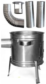 Set di calderoni in acciaio inox