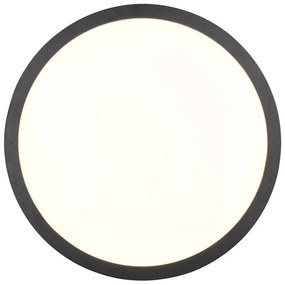 Apparecchio a soffitto LED nero ø 40 cm Iseo - Trio