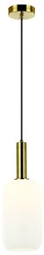 Zambelis 22070 - Lampadario a sospensione con filo 1xE27/40W/230V diametro 15 cm oro