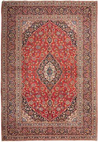 Kashan Tappeto persiano 250 x 360 Rosso (Iran) Annodato A Mano