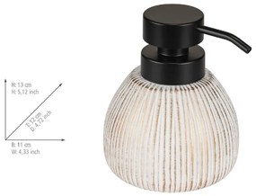 Dispenser per sapone bianco opaco in ceramica 500 ml Pascoli – Wenko