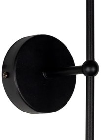 Lampada da parete MADELA 1xE14/40W/230V bianco/nero