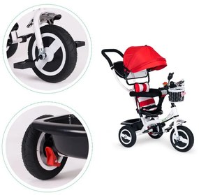 Triciclo, passeggino rosso ECOTOYS