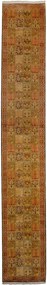 Cashmere Silk Tappeto orientale 80x500 Marrone (Indian) Annodato A Mano