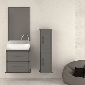 Colonna per mobile bagno Tiffany BADEN HAUS 2 ante P 32 x L 34 x H 114 cm grigio nuvola mdf