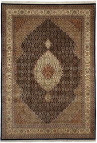 Tabriz Tappeto 250 x 350 Blu (Indian) Annodato A Mano
