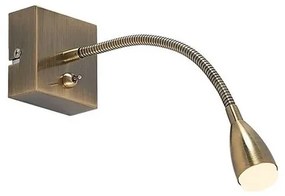 Jolka LED Applique da Parete Brass - Lindby