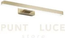 Applique da specchio led lancer oro satinato in metallo 10w 4000k 1...