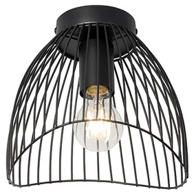 Plafoniera di design nera 20 cm - Pua