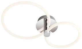 Redo 01-2222 - Plafoniera LED dimmerabile SPELL LED/32W/230V cromo lucido