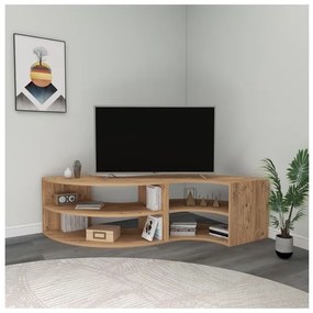 Mobile TV Ad Angolo Design Onda Con Ripiani Melissa Rovere