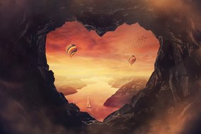 Carta da parati – Vista dalla caverna