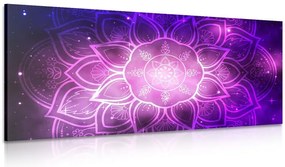 Quadro su tela – Mandala con sfondo galattico