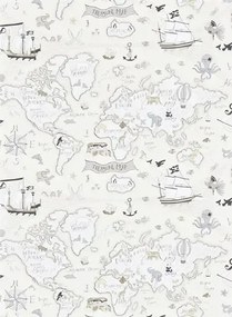 Sanderson Carta da parati Treasure Map - Beige