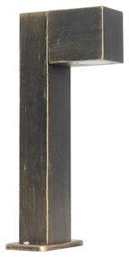 Lampada da esterno da terra industriale oro anticato 35 cm IP44 - Baleno