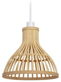 Kave Home - Paralume per lampada da soffitto Nathaya in bambÃ¹ finitura naturale Ã˜ 30 cm