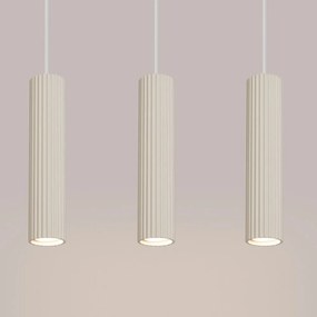 Lampadario color crema Gleam – Sollux