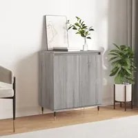 Credenza Grigio Sonoma 60x35x70 cm in Legno Multistrato 827154