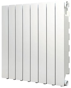 Radiatore acqua calda PRODIGE MODERN in alluminio 0 colonne, 8 elementi, interasse 600 mm, BIANCO