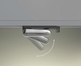 Portarotolo da cucina da parete da parete argentato in plastica RollGrip – Joseph Joseph