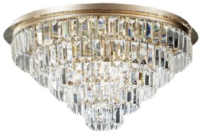 Lampada plafoniera D80cm 16 luci G9 - CASTLE Oro