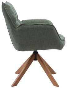 Set di sedie da pranzo verde in imbottito 2 pz Marilla – Unique Furniture