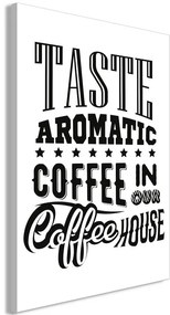 Quadro Taste Aromatic Coffee in Our Coffee House (1 Part) Vertical