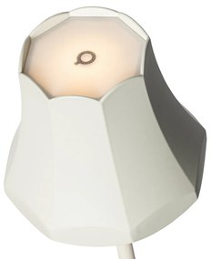 Set di 2 lampade da tavolo retrò bianco spento ricaricabili IP44 - Granny