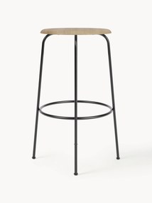 Sgabello alto in metallo e legno Afteroom